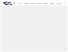 Tablet Screenshot of dev.gensym.com