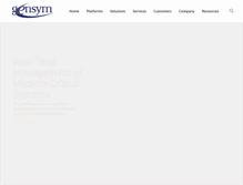 Tablet Screenshot of gensym.com